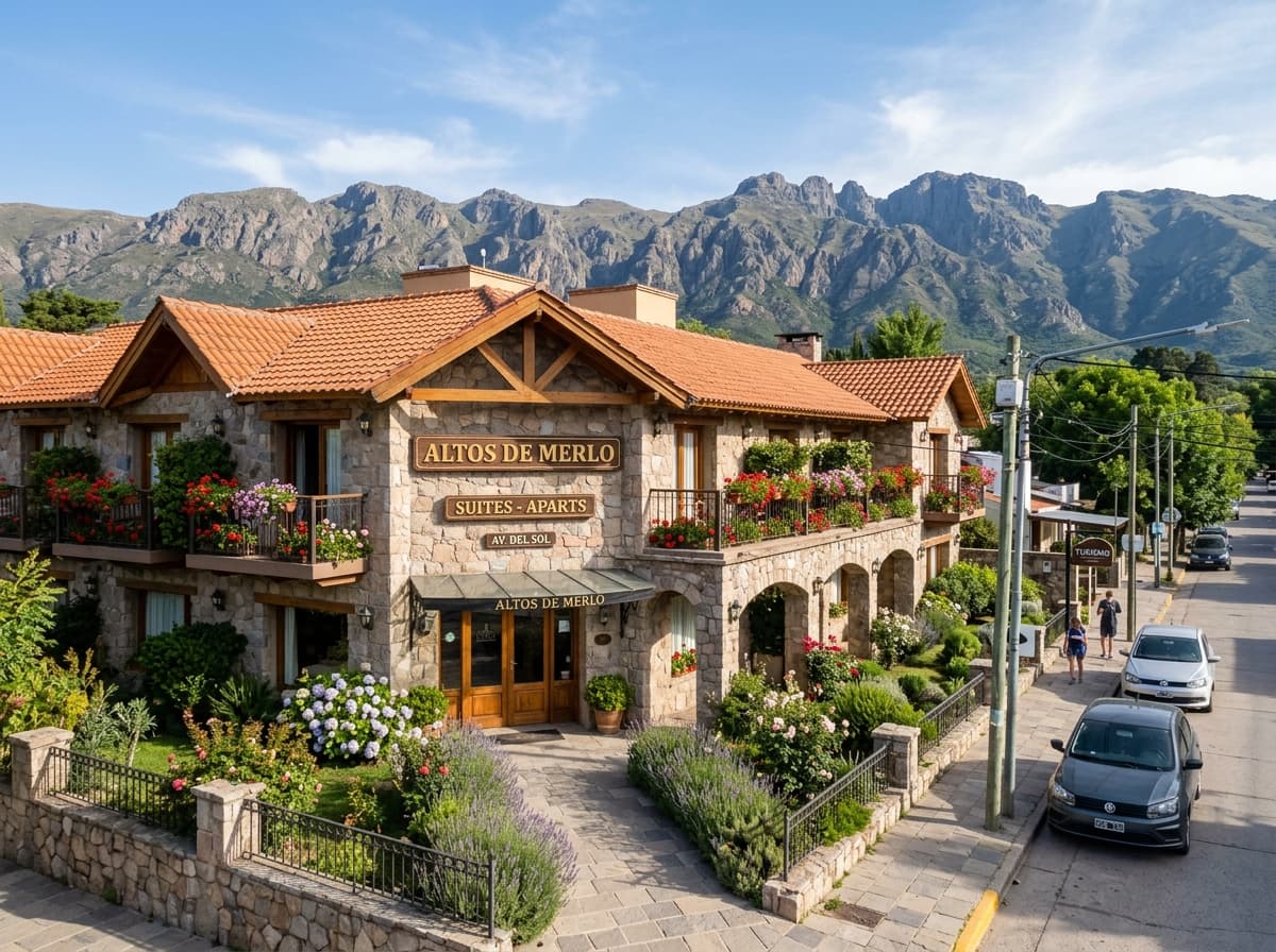 Altos de Merlo Suites, hotel en Av. del Sol 1388, Villa de Merlo, San Luis