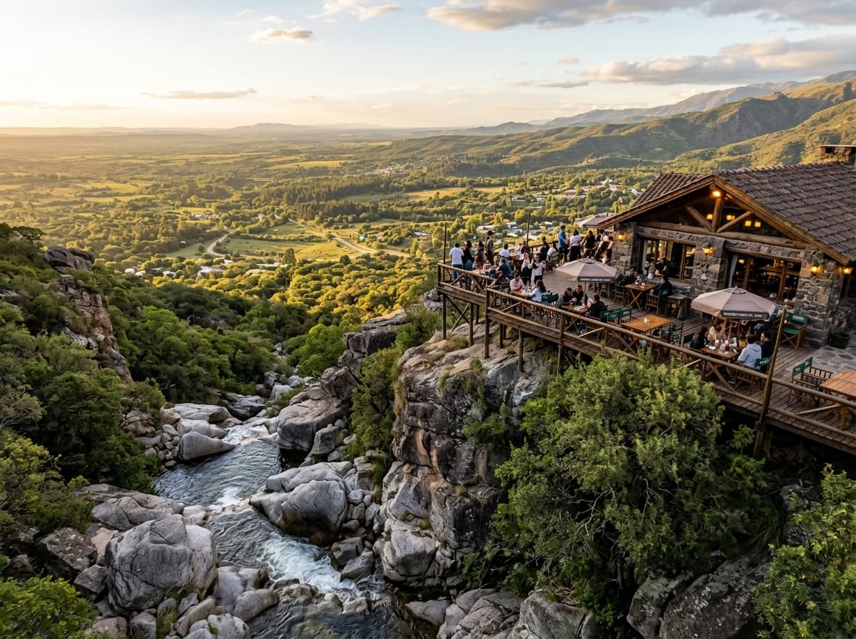 Mirador Cabeza del Indio, restaurante de campo en Camino Pasos Malos s/n, Villa de Merlo
