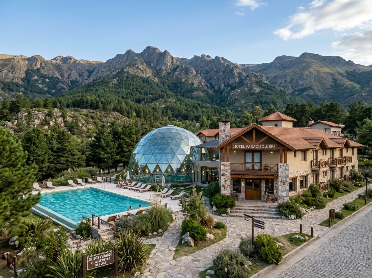 Hotel Paradiso & Spa, hotel en Av. del Sol 1389, Villa de Merlo