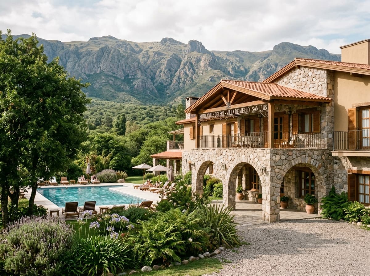 Hotel Valle del Sol, hotel en Cerro Champaqui esquina Poeta Conti, Villa de Merlo