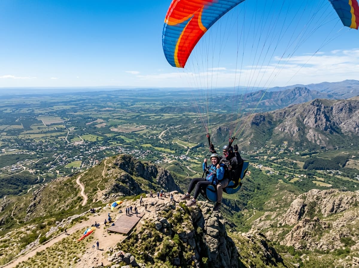 Parapente Merlo, excursión en Villa de Merlo, San Luis